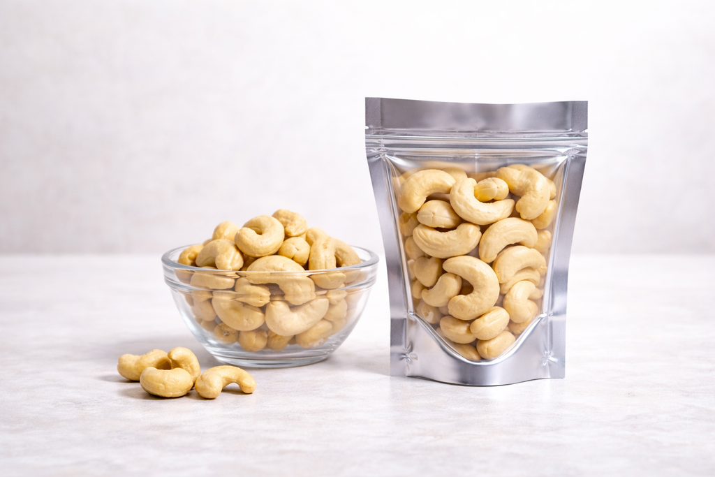 maaश्री Cashews (Kaju) (50g) Pouch-Whole| Dry Fruits and Nuts Cashews | 100% Unpolished | Crunchy & Fresh