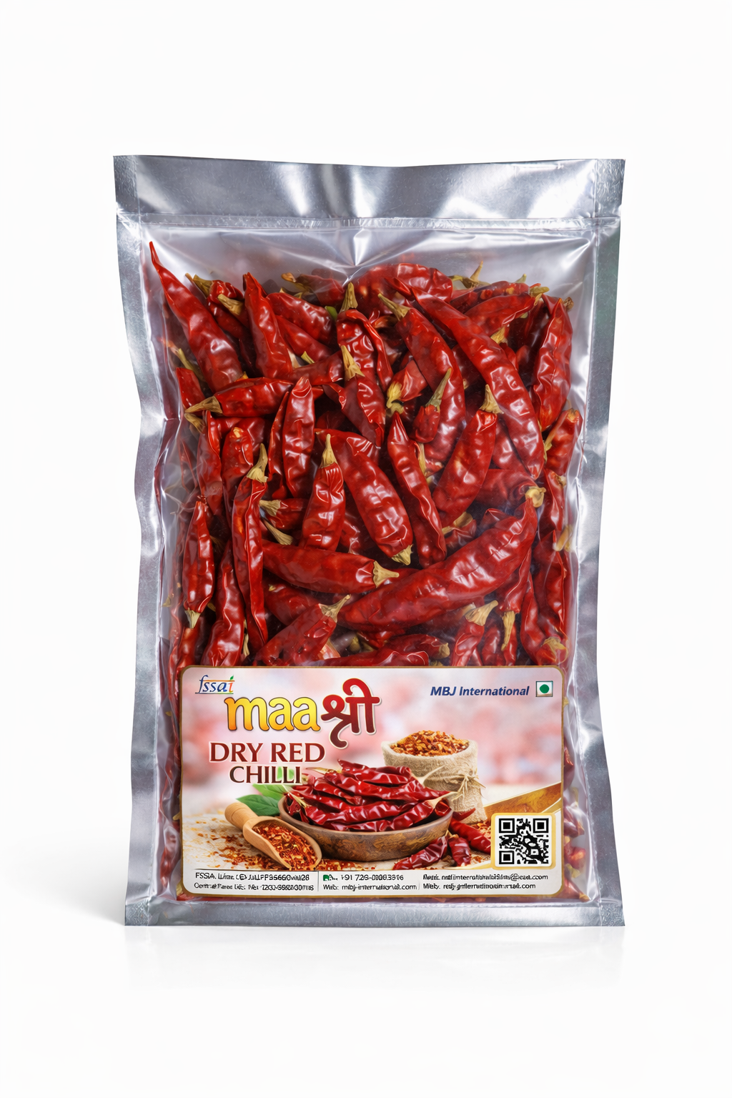 maaश्री Dry Red Chilli | Stemless | Sortex Cleaned (100 g)