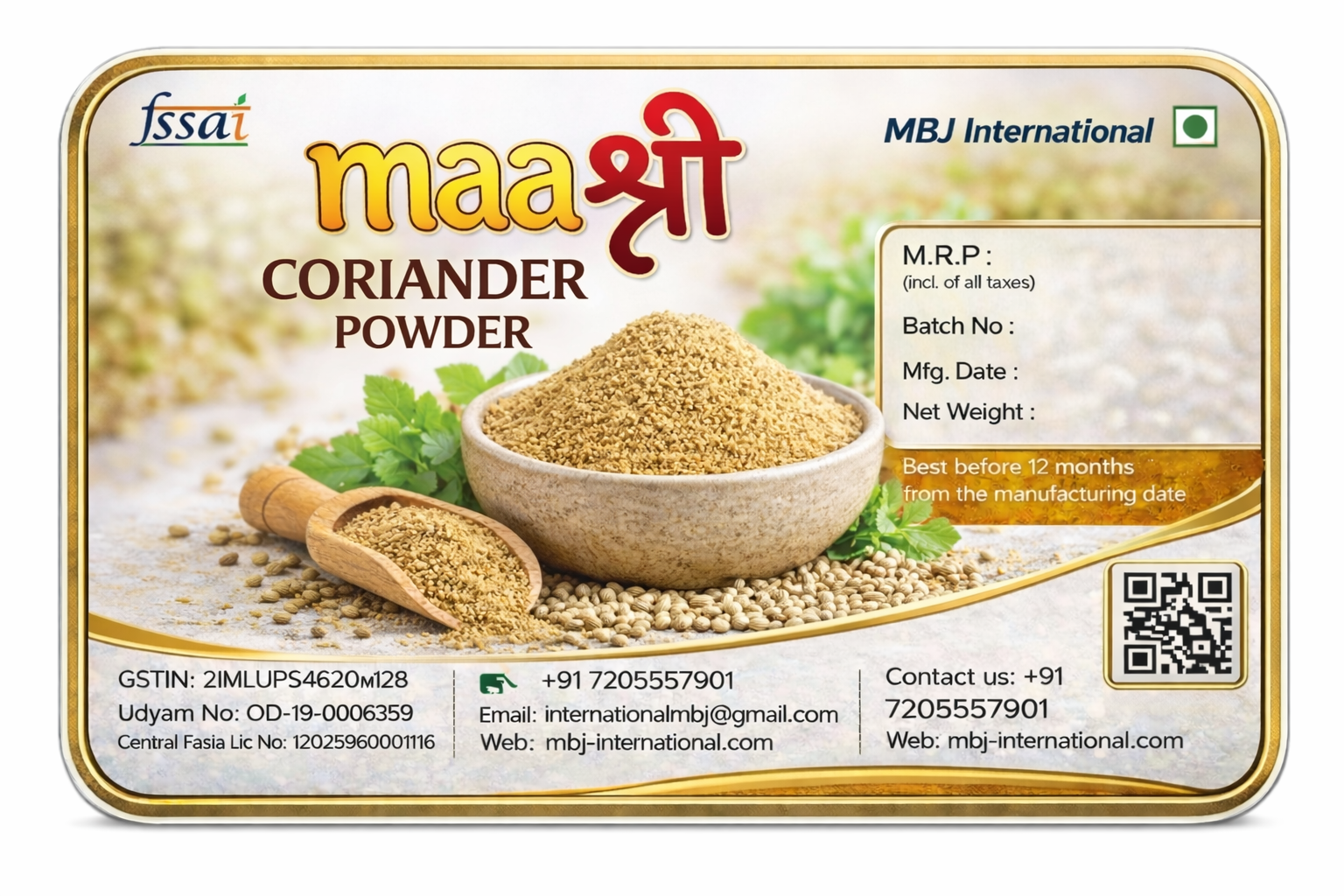 Coriander Powder 100g